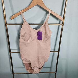 Hey Shape Shapewear Bodysuit Womens Size XL Nude Slimming Stretch NWT